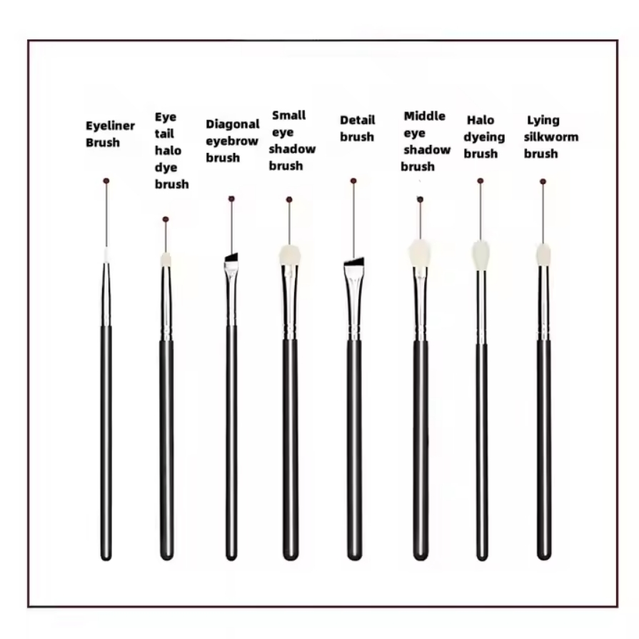 15 PCS Luxury Private Label Professional Goat Hair Cosmetic Makeup Brush Set