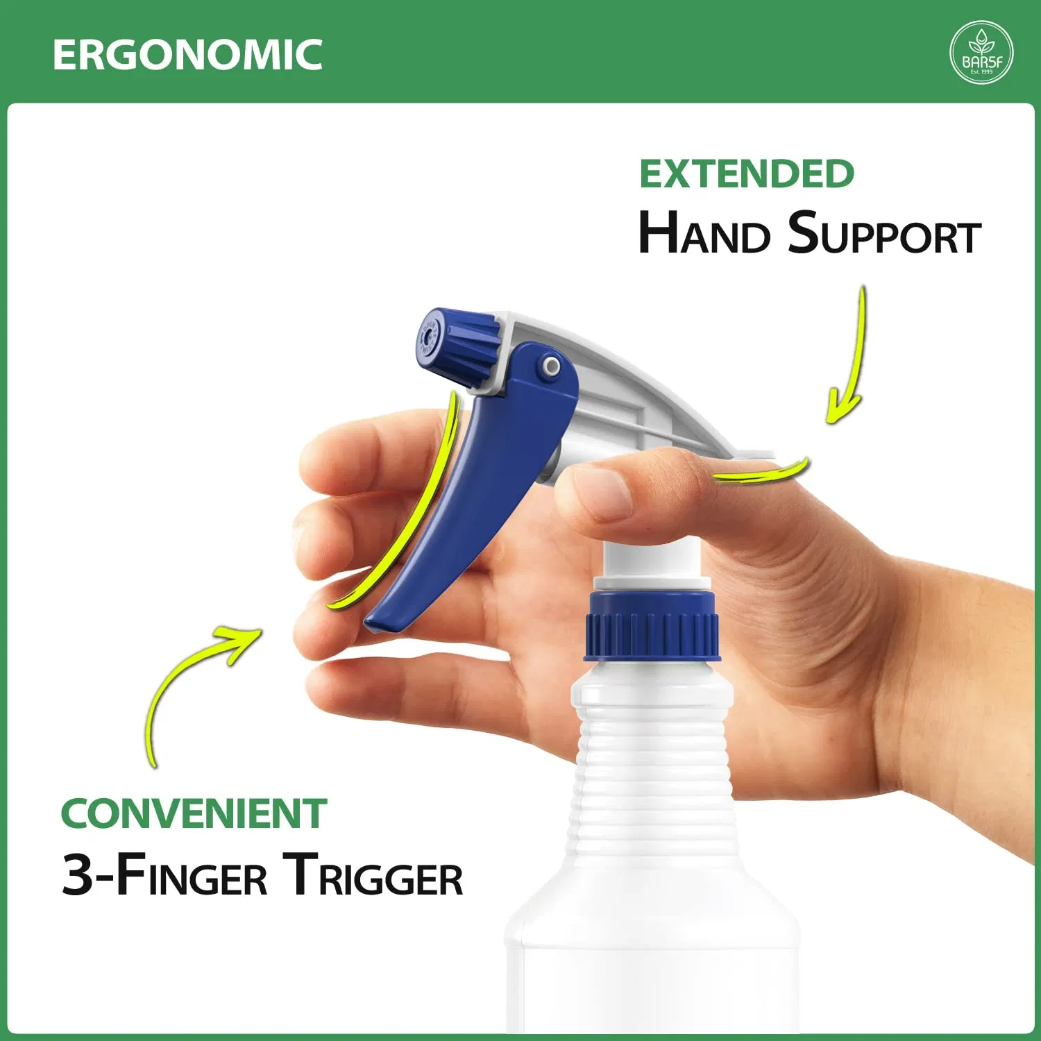 Plastic Spray Bottles Proof Empty 16 Oz. Value Pack Chemical Adjustable Sprayer