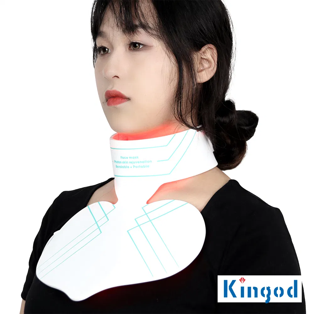 Red Light Therapy LED Facial and Neck Mask Skin Rejuvenation Beauty Device