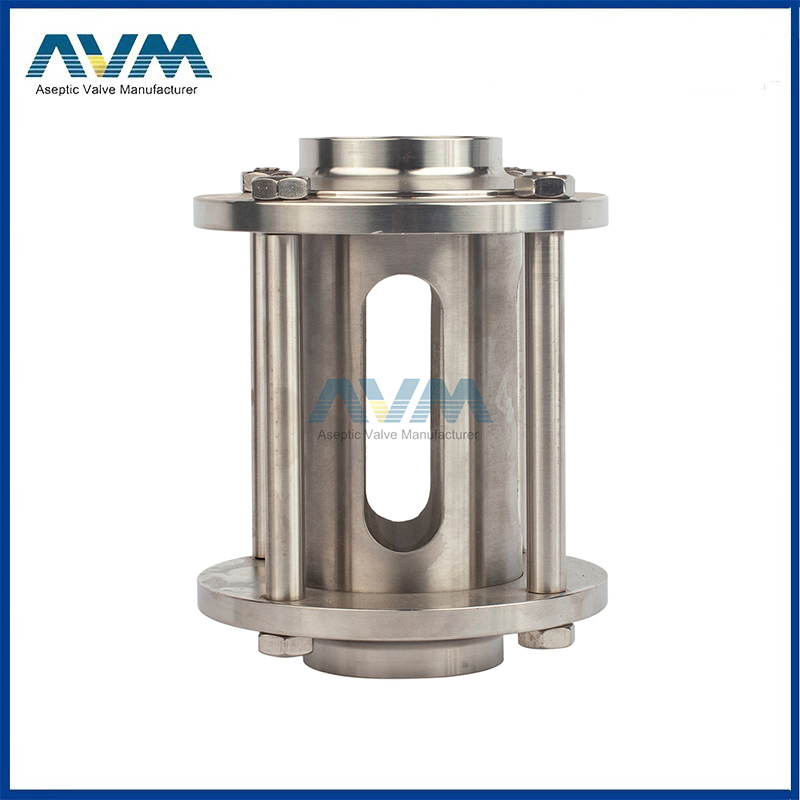 Stainless Steel 304 Sanitary Tri-Clamp Inline Sight Glass