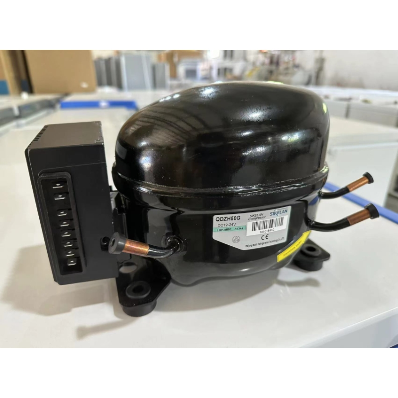 Qd35, Qd43, Qd50 Comrepssor DC Battery Freezer Compressor with Compressor Controller 12V24V36V48V60V
