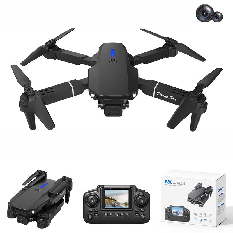 Дрон E88 с камерой 4K, Wi-Fi управление