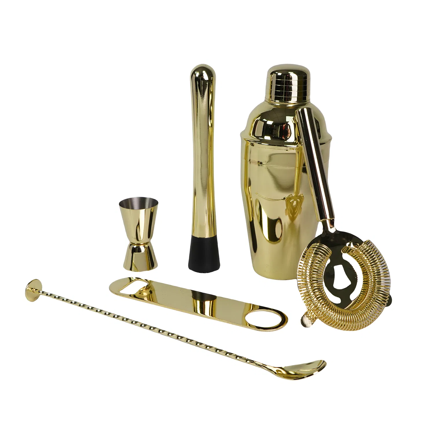LFGB Standard Steel Bartender Cocktail Shaker Kit with Gift Box