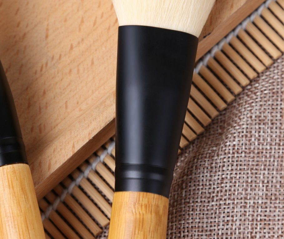 High-Quality Beauty Tools Bamboo Handle 8PCS Makeup Brushes Eyeshadow Brush Eyebrow Brush