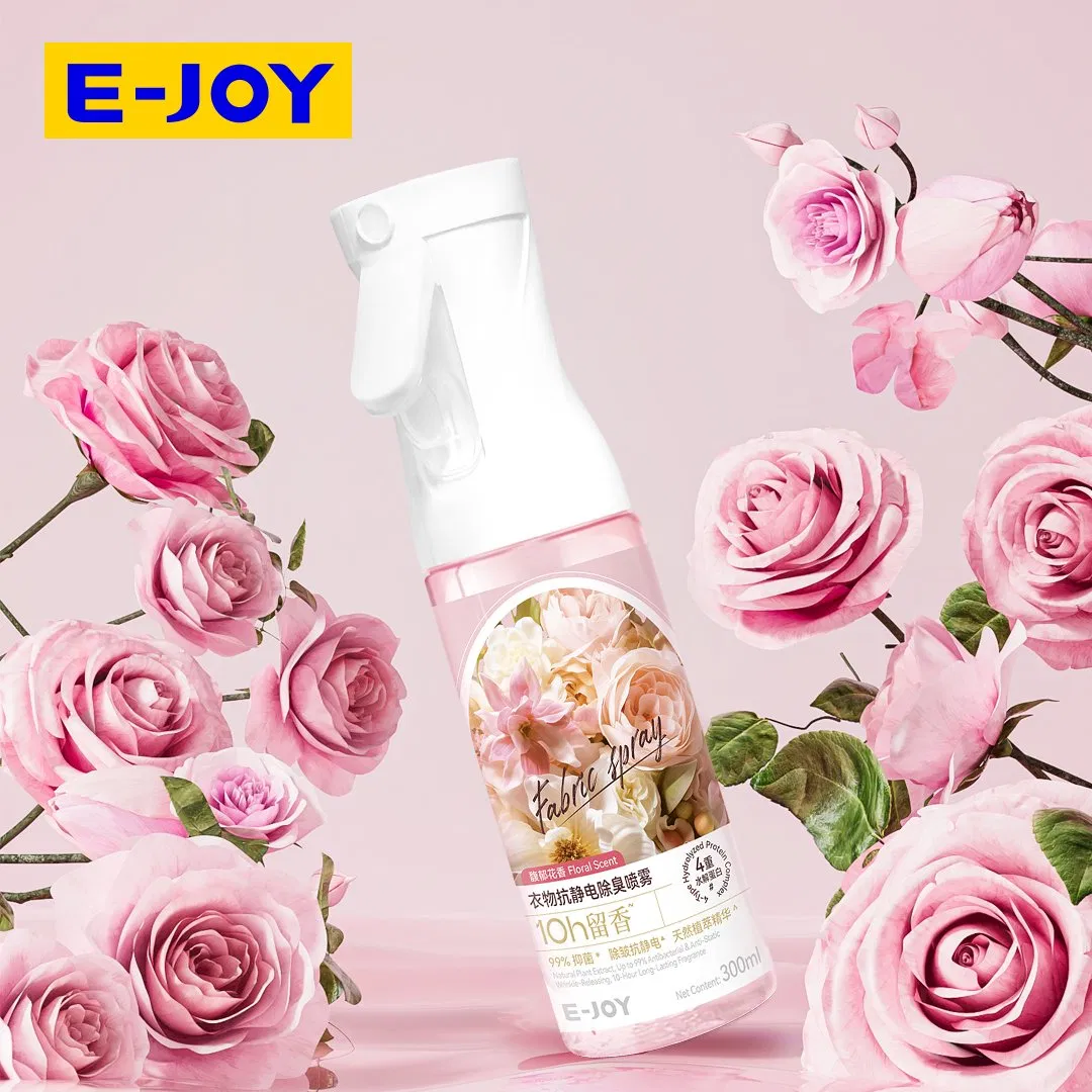 Fabric Care Anti-Static Fragrance Spray with Long-Lasting Scent and Lint & Stain Removal