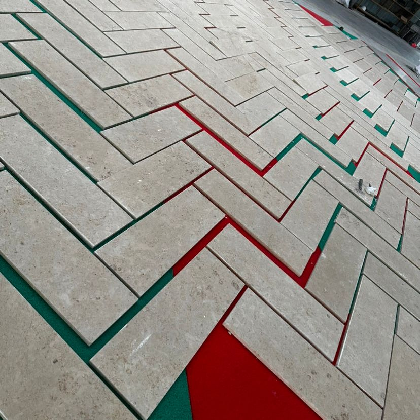 Beige/Grey/ Golden/ White Limestone Tiles for Hotel Wall and Flooring