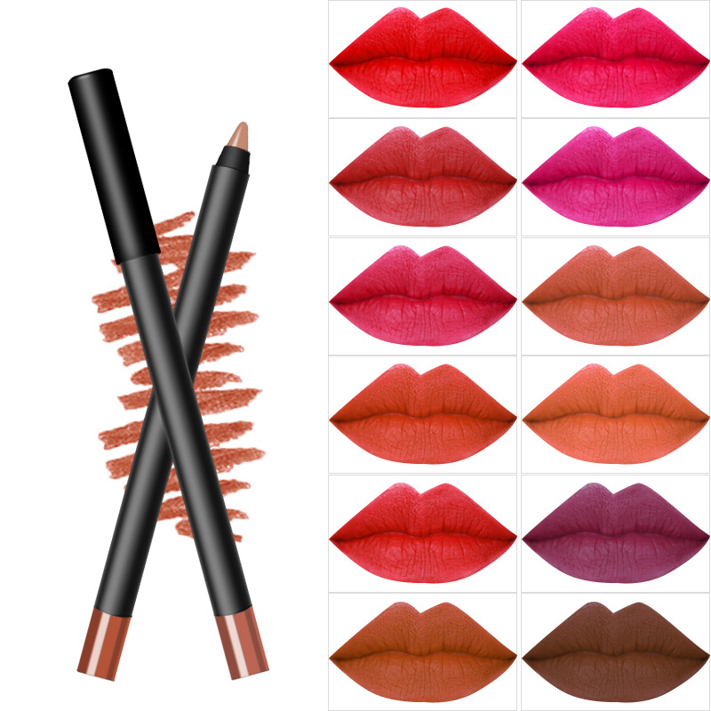 Private Label Long Lasting Cosmetics Creamy Lip Liner Pencil Lipliner