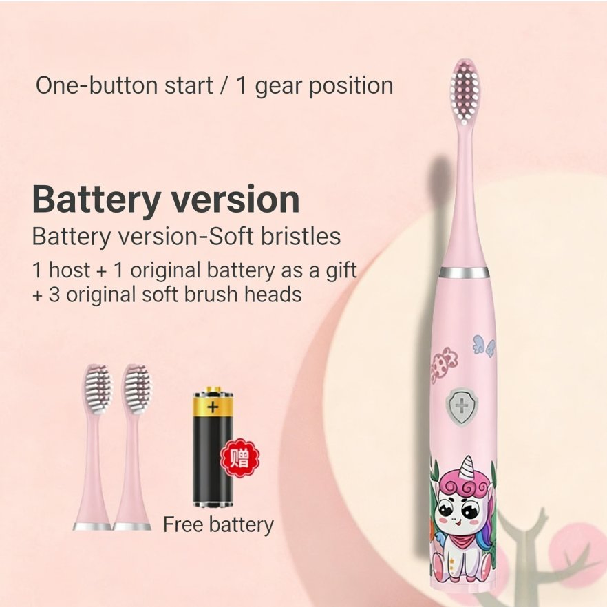 Ultimate Battery-Powered Electric Toothbrush for Children