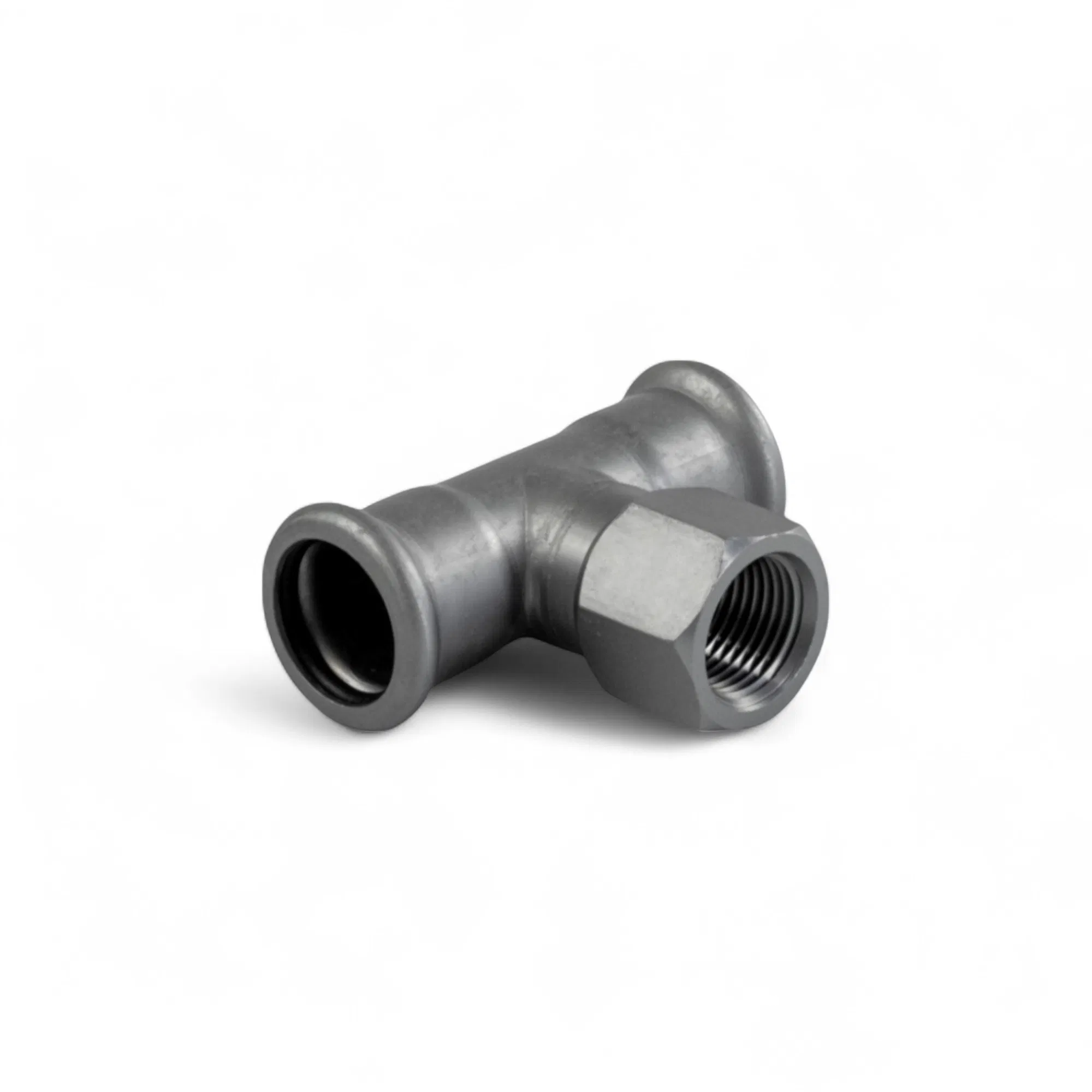 High-Quality AISI 304/316L Stainless Steel Press Fitting Tee