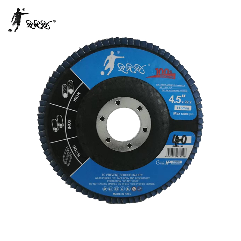 Лепестковый шлифовальный круг BKH для металла, 100 мм