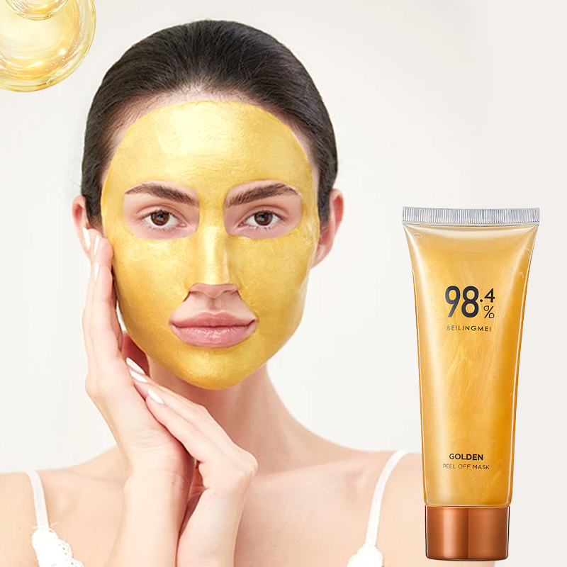 Gold Face Peel off Mask Deep Cleaning Dark Spots Nose Blackhead Remove Skin Care Peel off Mask