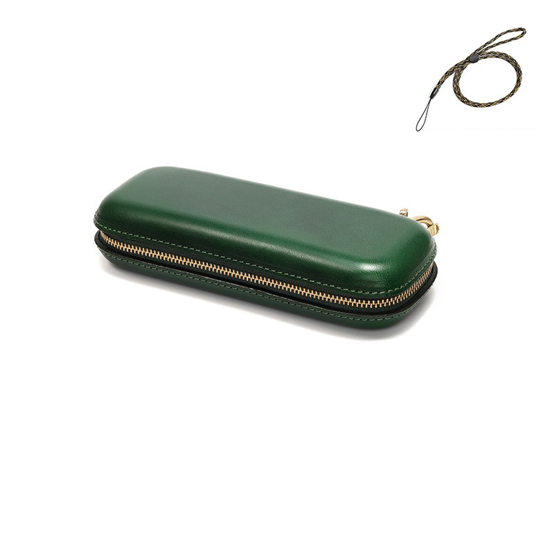 Ea341 High Quality Customized Unique Spectacle Bag Leather Portable Sunglasses Cases Custom Logo for Eyeglasses Hard Shell Zipper Eye Glasses Case