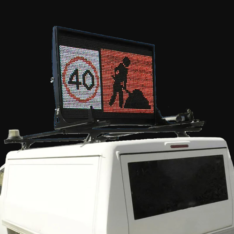 Folding Road Traffic Display Board with LED Technology
