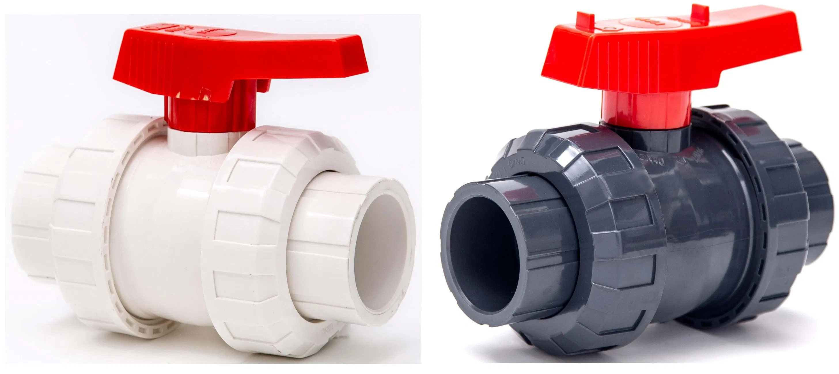 High Quality PVC Female Thread True Union Ball Valve UPVC Double Flanged Ball Valve Plastic Water Ball Valve DN15-DN100