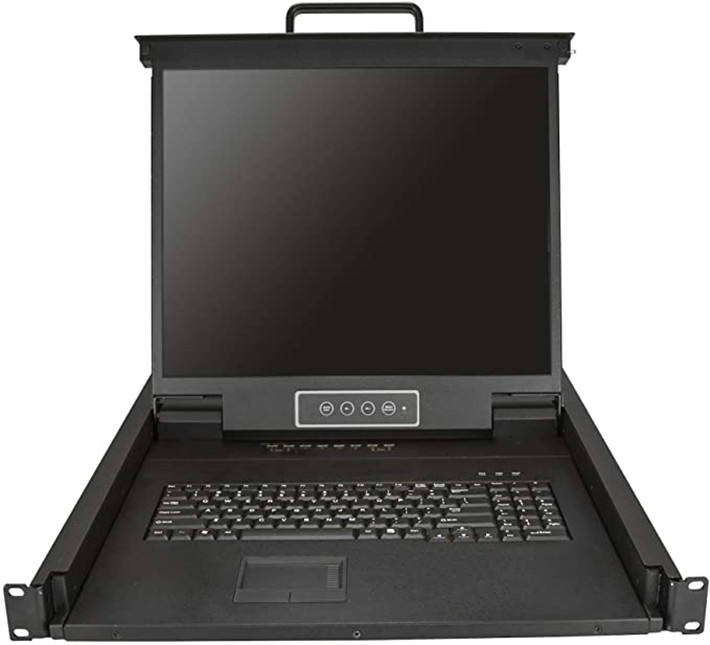 Customization 8 Port Rackmount Kvm Console W/6FT Cables-Inteqrated Kvm Switch W 19lcdmonitor-Fully Featured1u LCD Kvm