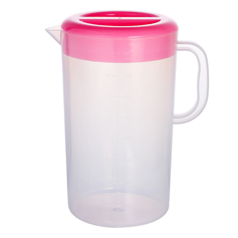 Big Capacity 2-4L PP/PC Plastic Pitcher & Acrylic Juice Pot