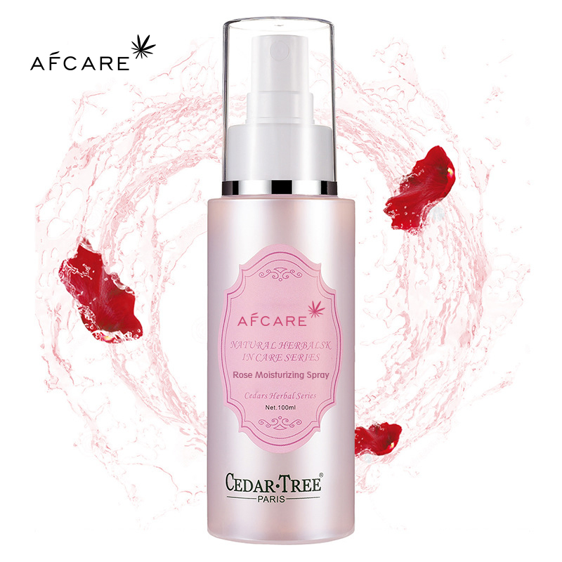 Rose Face Toner Mist Spray Pure Organic Flower Extract 100ml Private Label Face Toner Rose Water Skin