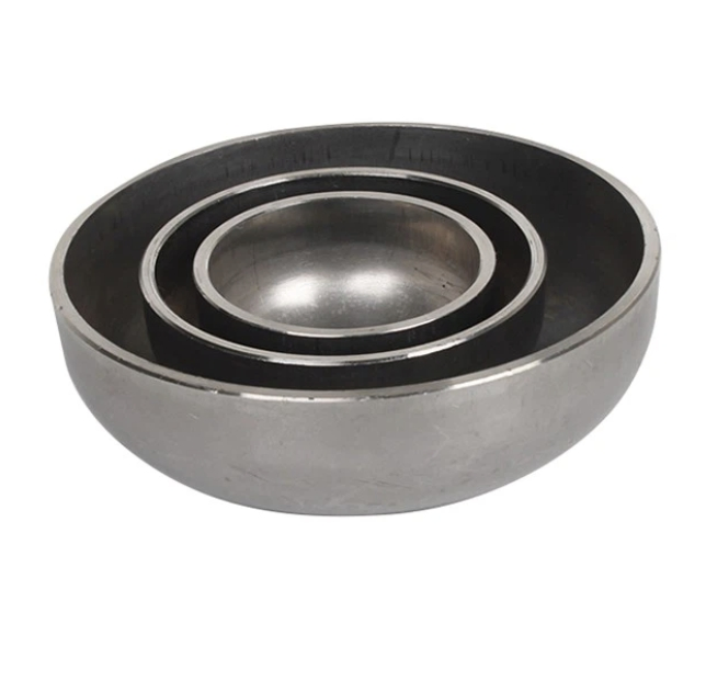 Top Popular 304/304L Elliptic Shape Customized Caliber and Depth Large 316 Stainless Steel Pipe Dome End Cap for Petroleum