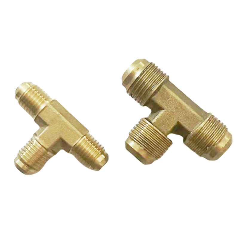 Brass Copper Union Tee Compression Tube Fitting for Secure Connections