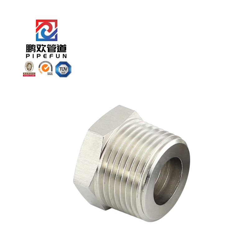 Stainless Steel Forged Fitting Reducing Hex Head Bushing 1/2''-48''