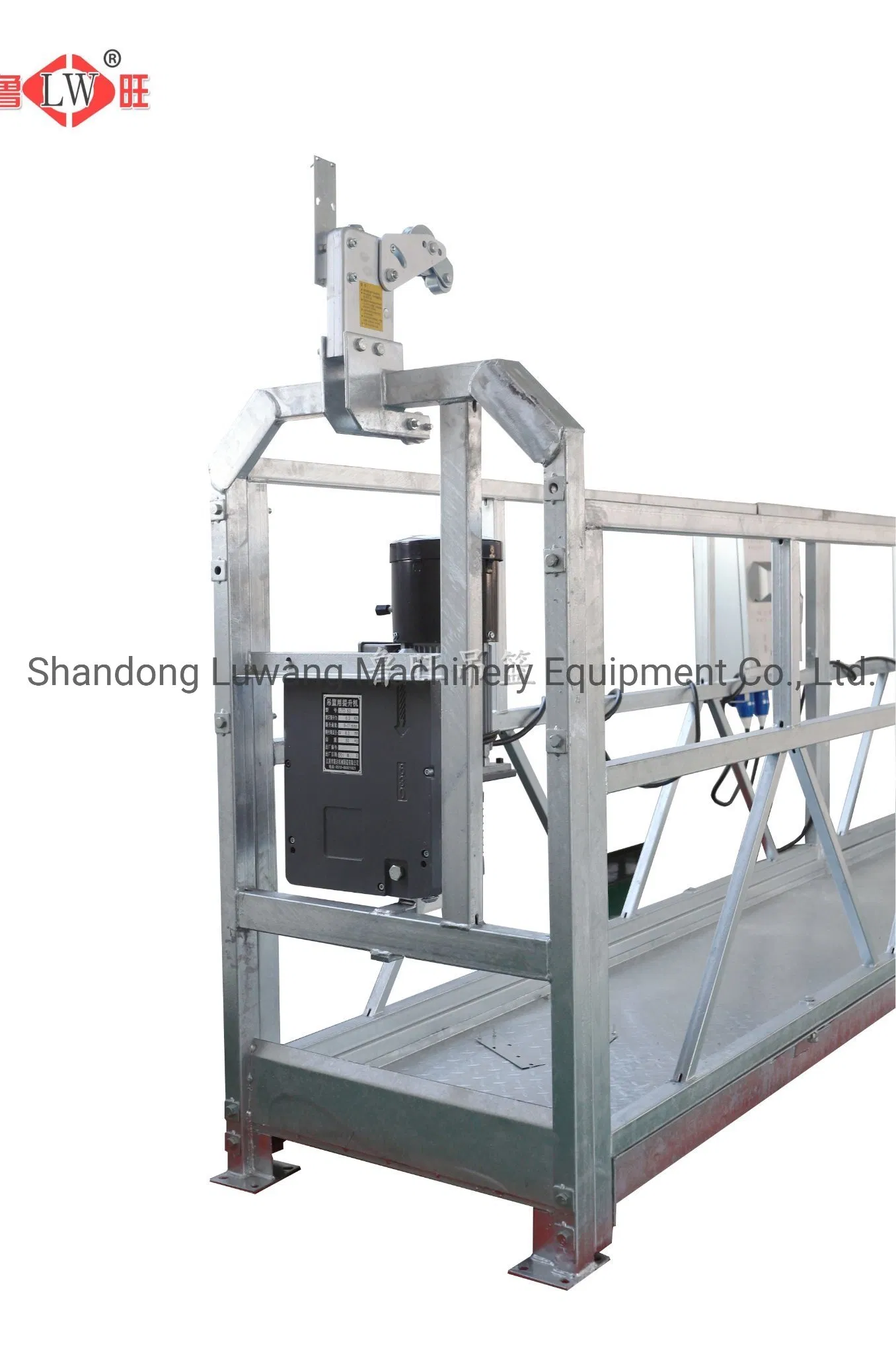 Zlp630/800/1000 Galvanized Hanging Suspended Platform Gondola Cradle
