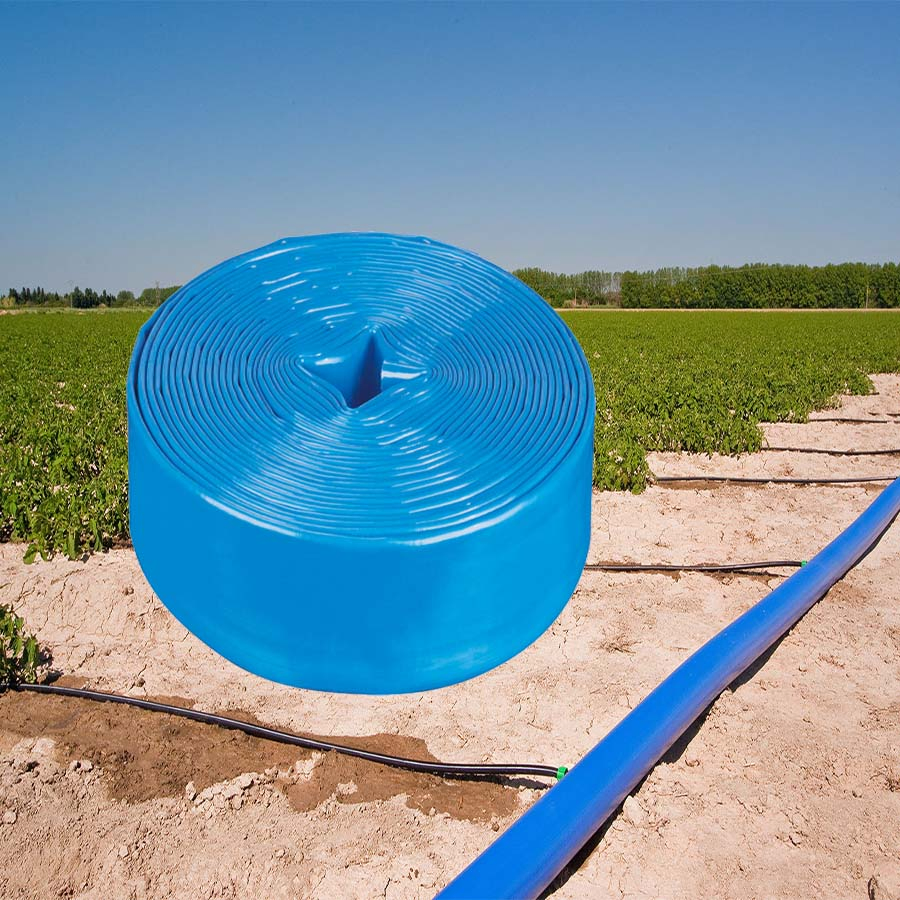 Heavy Duty 3 Inch Lay Flat Discharge Pipe 76mm Water Pump Hose