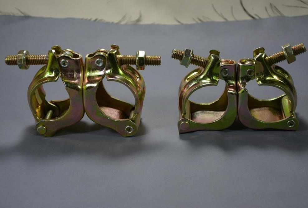 Pressed Scaffolding Double Clamp Coupler Fastener Scaffolding System Scaffolding Swivel Coupler Forged Pipe Clamp for Welding