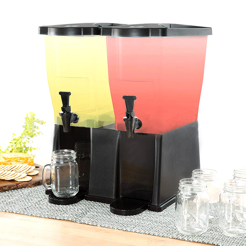 11L 22L Large Capacity Plastic Cold Water Dispenser Restaurant Beverage Juice Dispenser