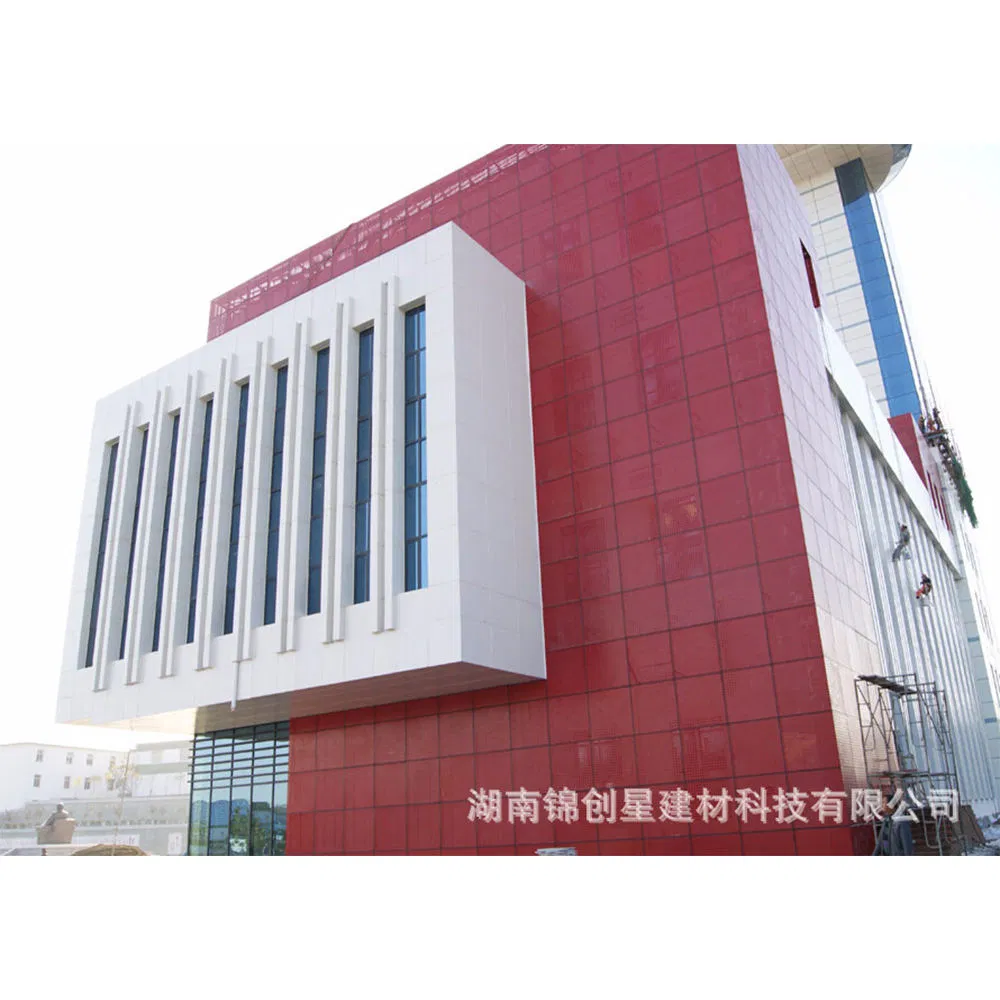 Modern Design Aluminum Semi Unitized Curtain Wall System with Double Tempered Fullglass Curtainwall Glass Curtain Wall