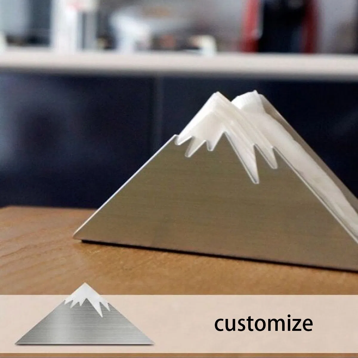 Stylish Napkin Holder with Premium Satin Coated Design
