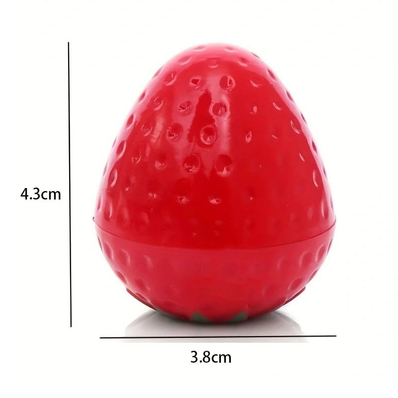 Moisturize Strawberry Lip Balm with Egg Ball Base Makeup
