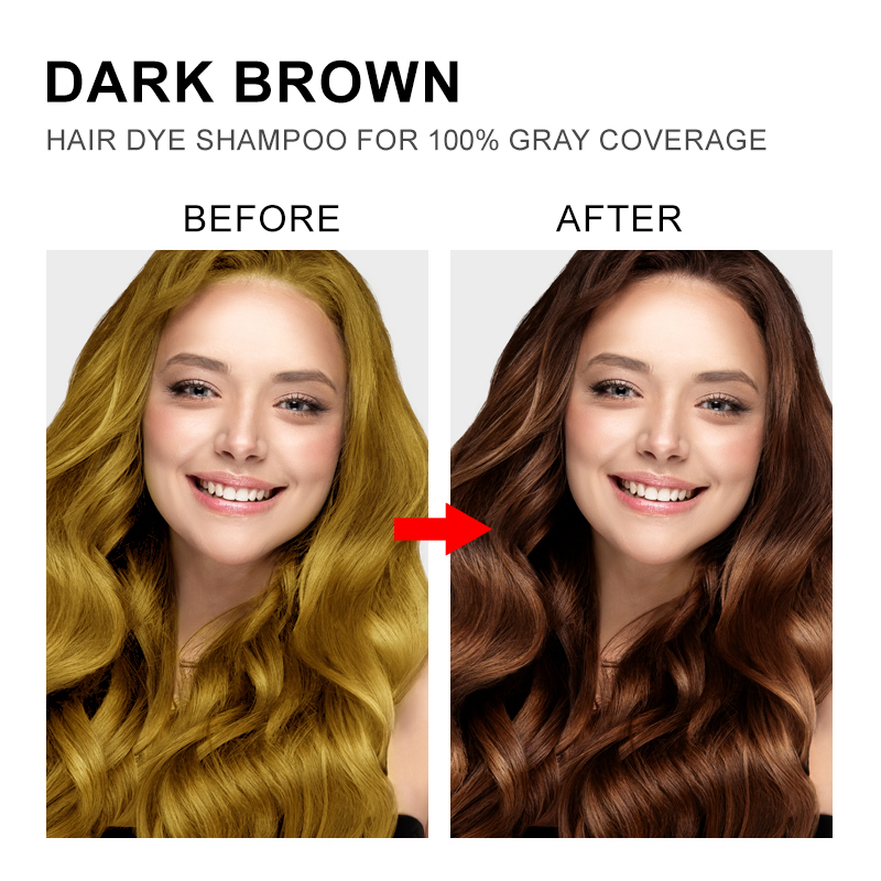 Veinira Popular Shampoo Hair Color for Salon & Home Use Botanical Formula Cover Grey Hair Tintes Para EL Cabello