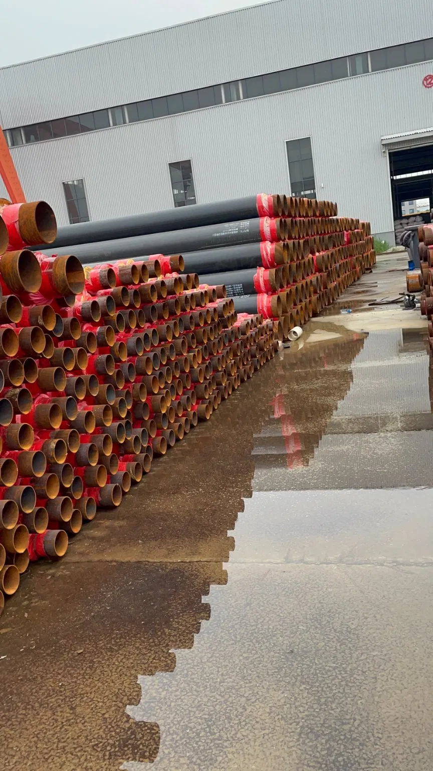 Direct-Buried Steel-Sheathed Steel Steam Insulated Steel Pipe