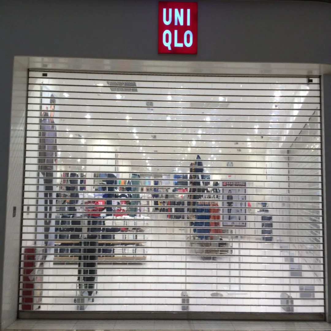 Durable PVC Perspective Rolling Shutter Automatic Door with Manual Control