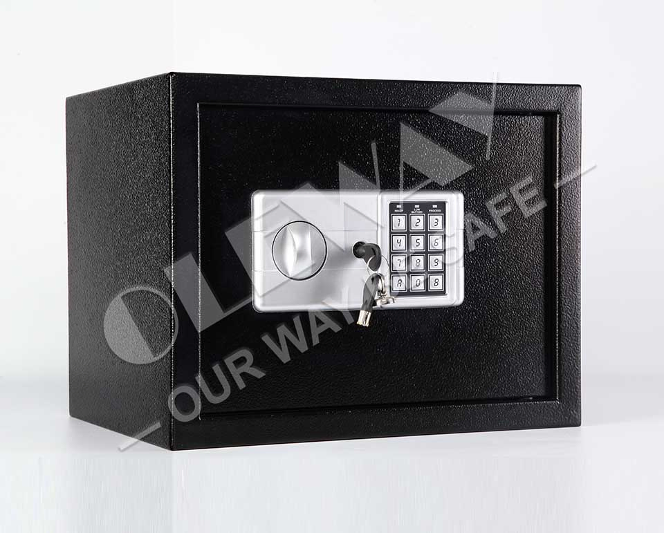 Small Size Home Office Electronic Safe Safety Metal Safes Steel Safe Box