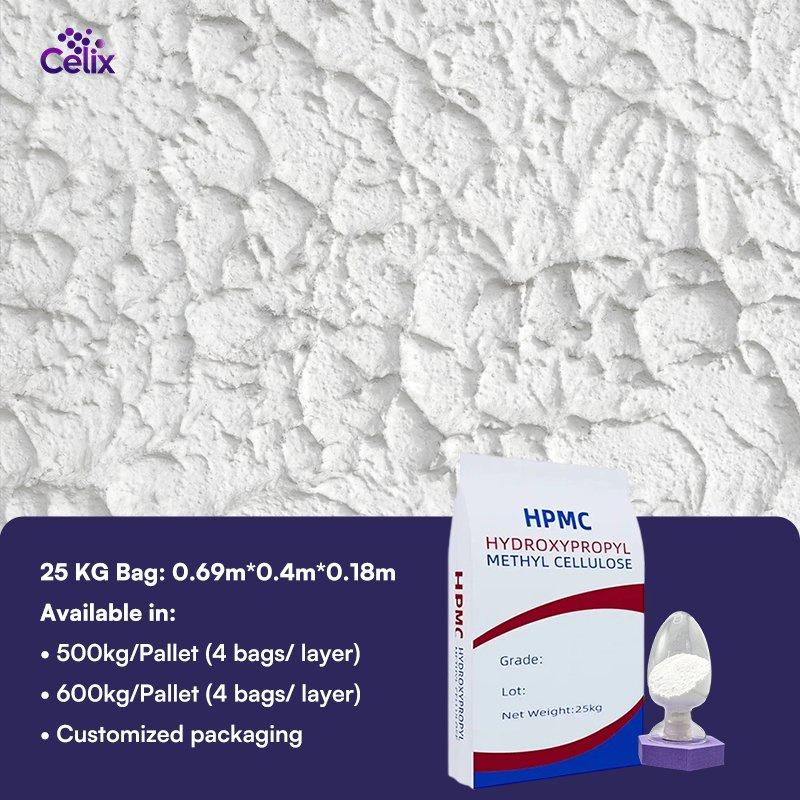 Construction Chemicals Industry Grade High Viscosity New Construction Material 25kg/Bag Cellulose HPMC for Plaster and Render Mortar Tile Adhesive