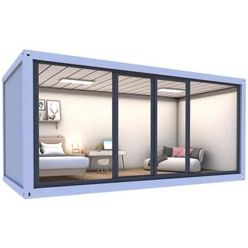 Commercial and Street Shop Kiosk Transportable Houses Container Prefab Home Customization Steel Structure Waterproof Easy Installation Container House