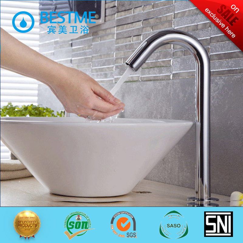 Home Furnuture Sensor Water Tap Brass DC/AC electric Faucet (BF-A110)