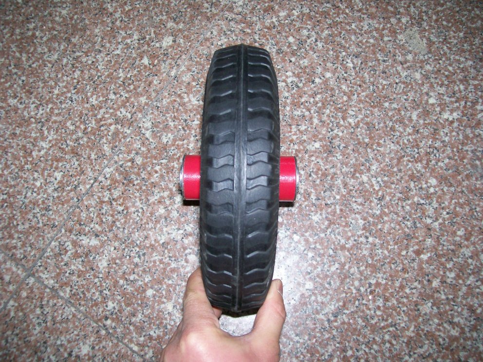 Hot Sale Popular Product High Load Capacity Durable Rubber Powder Solid Rubber Wheel (2.50-4)
