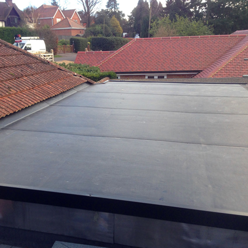 10' X 100' UV-Resistant EPDM Rubber Sheet Roll Flat Waterproofing Roofing Membranes