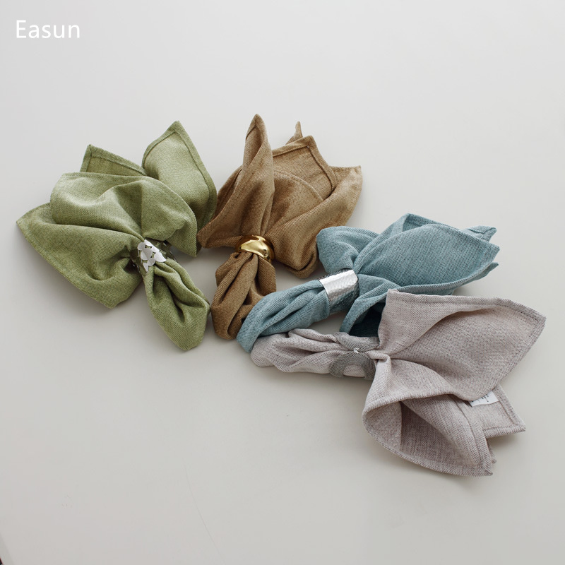 Factory Price White Material Napkins Airline Table Linen