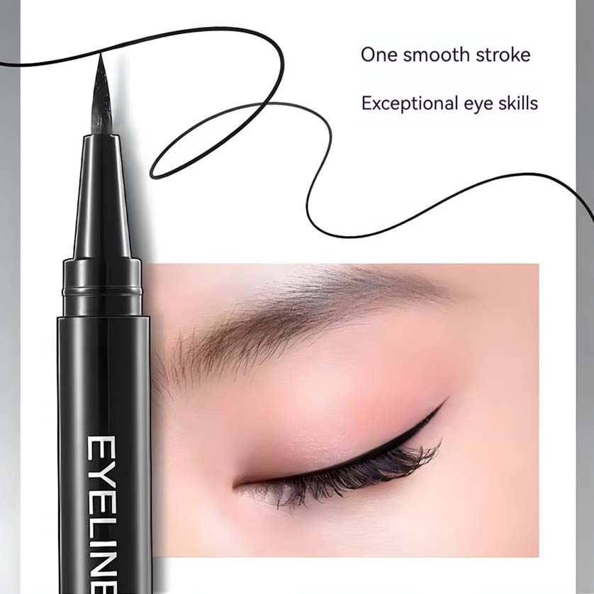 Bling Private Label Custom Logo Vegan Cruelty Free Adhesive Eyeliner