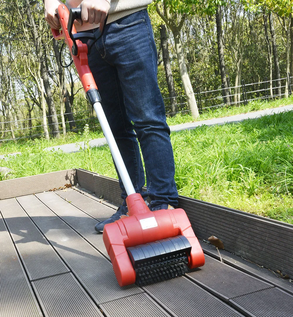 Electric Garden Courtyard Weeder with Cleaning Drum, Low Noise