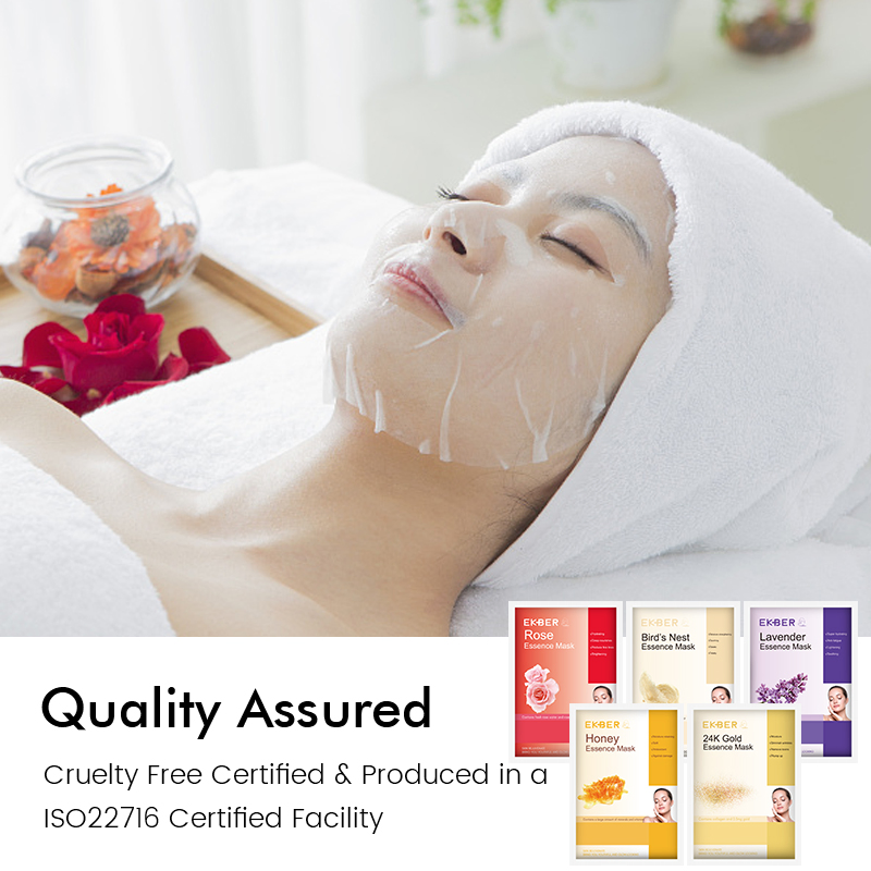 24K Gold Smoothing Anti Aging Remove Wrinkles Skincare Luxury Sheet Facial Mask