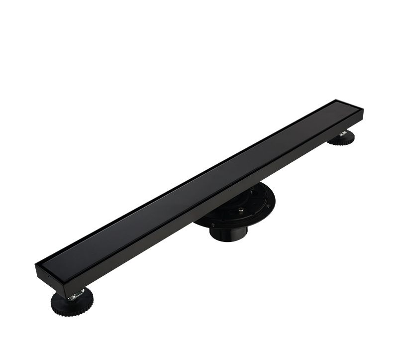 Matte Black Factory Direct Bathroom Rectangle Bathroom Toilet Shower Floor Drain Linear Shower SUS 304 Drain