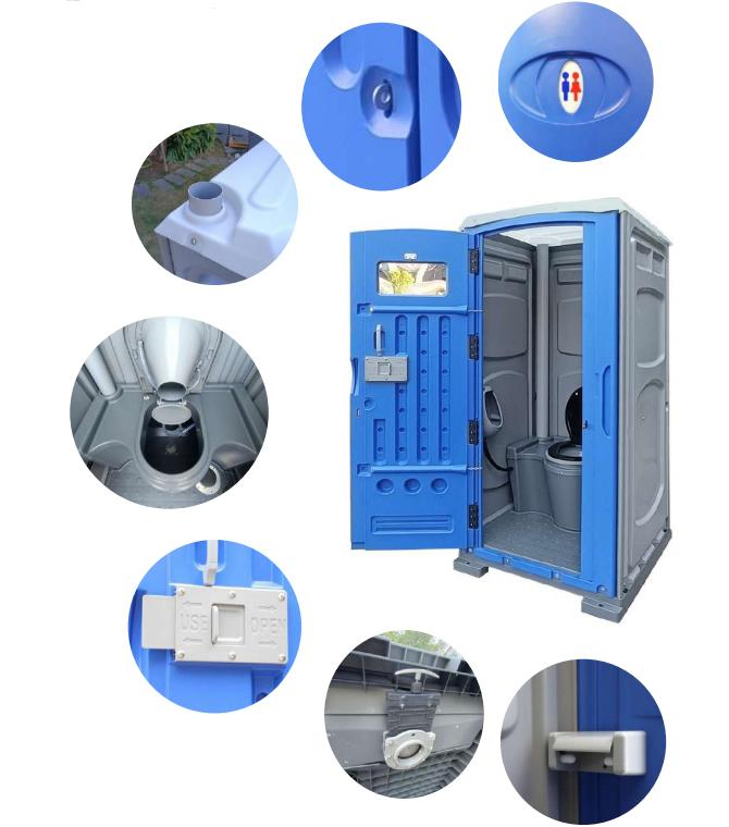 Portable Outdoor HDPE Toilet for Camping and Events