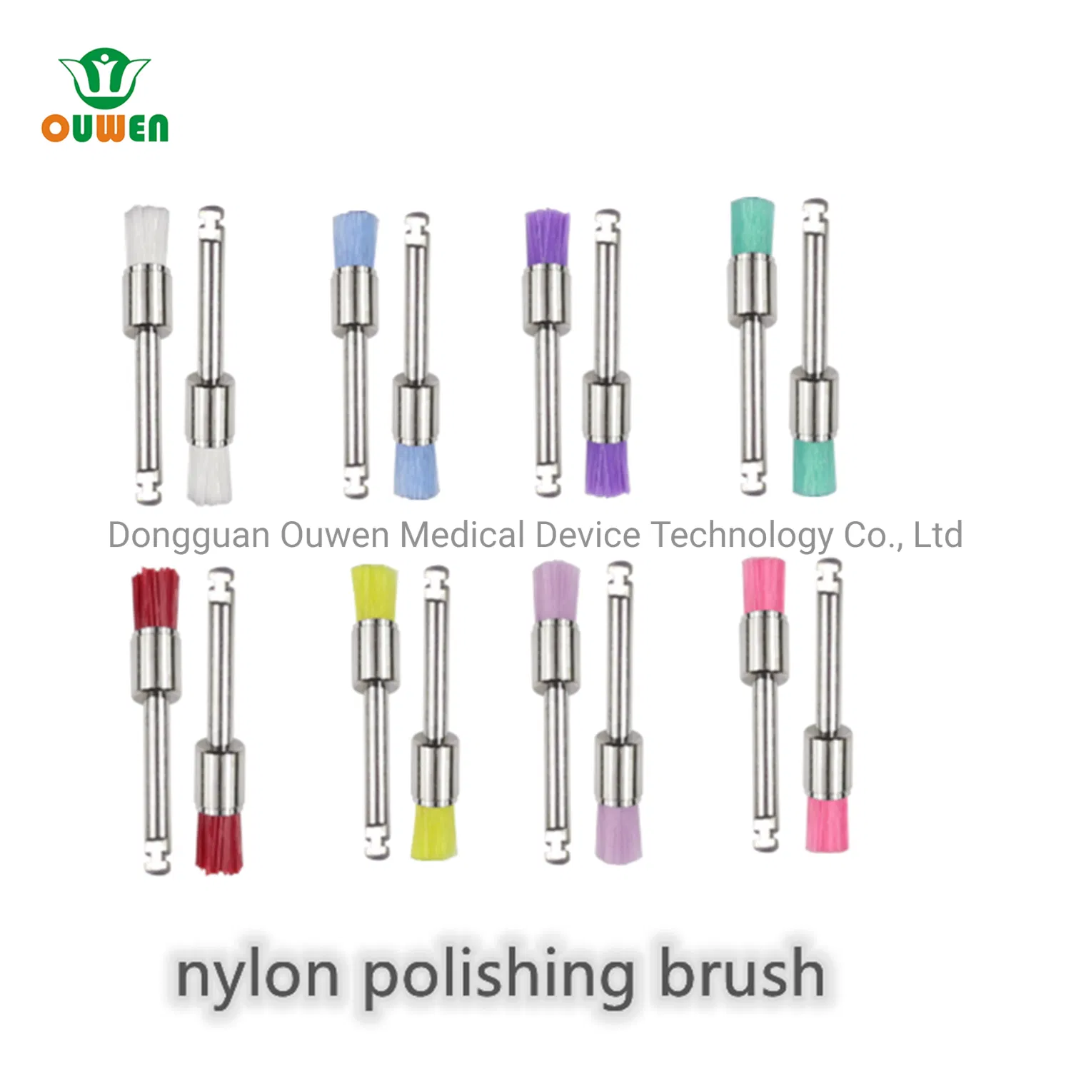 CE/FDA/ISO13485 Bristle/Nylon Dental Polishing Brushes Polisher Disposable Prophy Brush