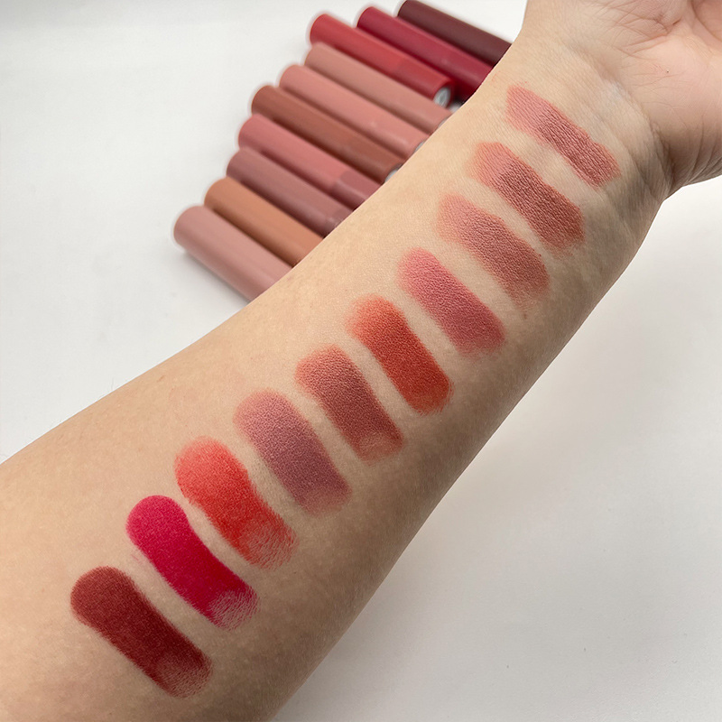 Cosmetics Long-Lasting Waterproof Smooth Lip Makeup Vegan Velvet Matte Lipstick