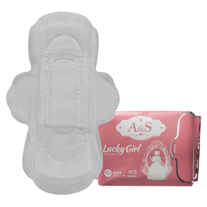 Jwc Weak Acid Top Sheet Sanitary Napkin with High Quality