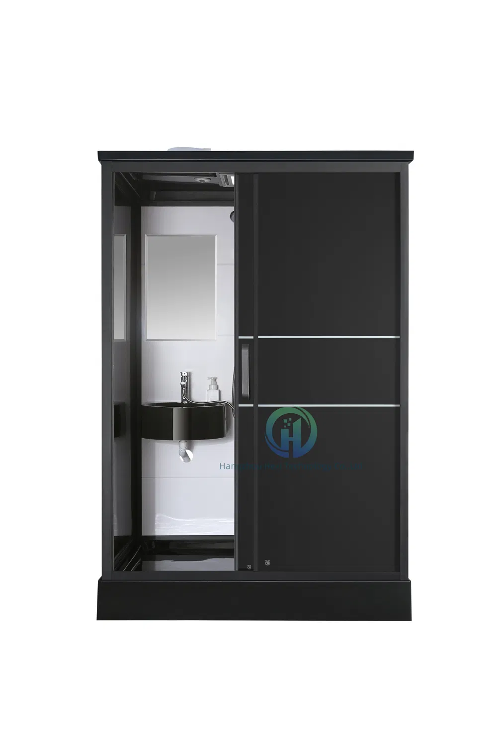 Luxury Sanitary Ware Glass Design Hotel Complete Shower Steam RV Sink Toilet Prefab Bathroom Pod for Sale